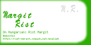 margit rist business card